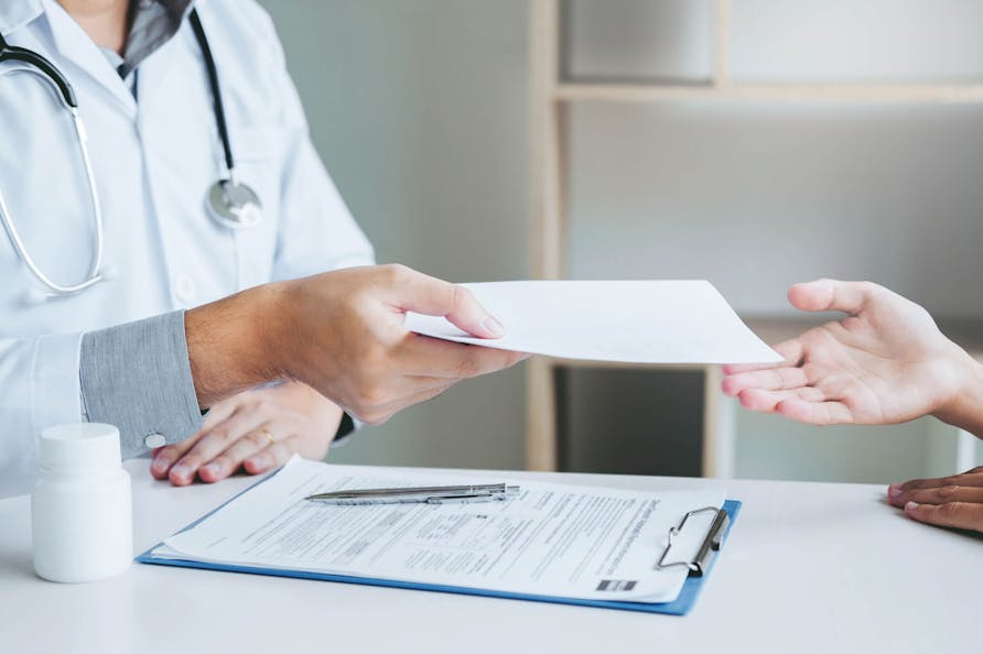 Doctor consultation with patient